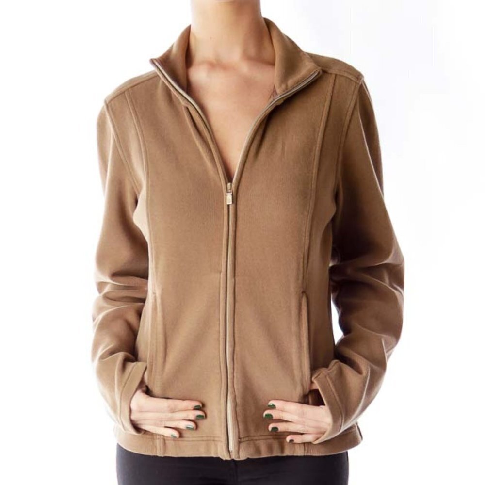 Tommy Bahama Brown Front Pocket Jacket